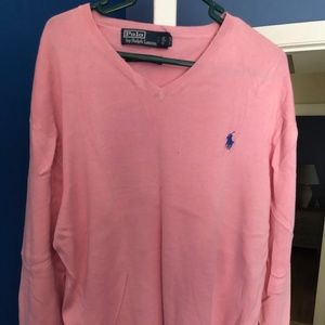 Polo Pink cardigan Large